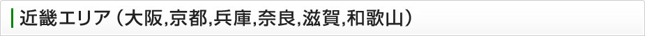 近畿エリア（大阪、京都、兵庫、奈良、滋賀、和歌山）の固定電話