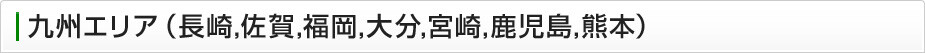 九州エリア（長崎、佐賀、福岡、大分、宮崎、鹿児島、熊本）の固定電話