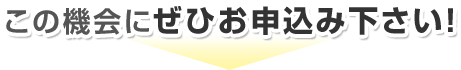 この機会にぜひお申し込みください